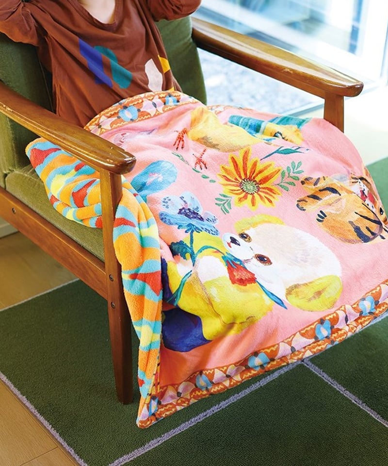 Nathalie Lete Double layer Blanket Squirrel-BL