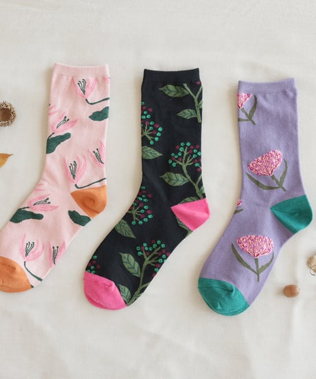 Matsuo Miyuki Socks Plants Nadeshiko