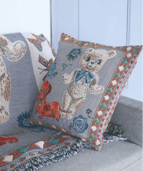 Nathalie Lete　Tapestry Rug　bear＆dog