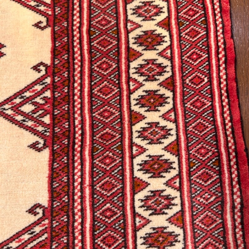 34362 玄関サイズ トライバルラグ トルクメン | Taghi art gallery