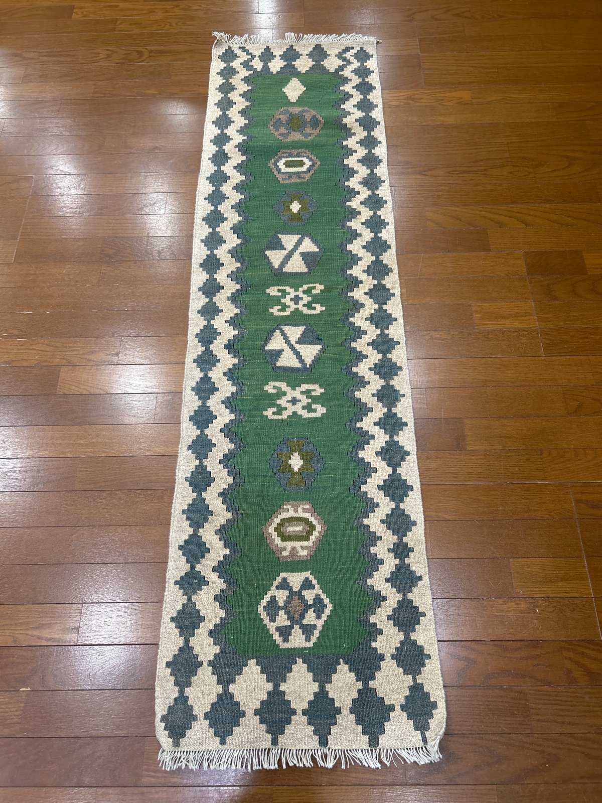 クリアランスセール】キリム 127cm×220cm No. 1432-1028 クリアランス