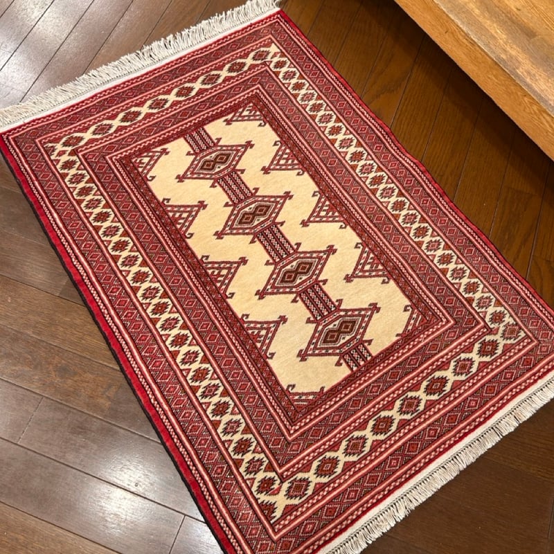 34362 玄関サイズ トライバルラグ トルクメン | Taghi art gallery