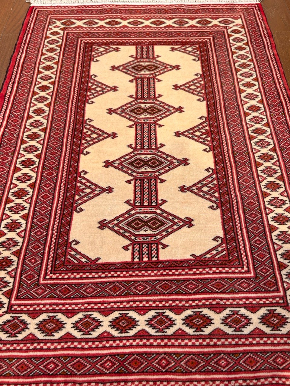 トルクメンラグ　turkmen rug　新品同様　トライバルラグ 34362 玄関サイズ トライバルラグ トルクメン | Taghi art gallery