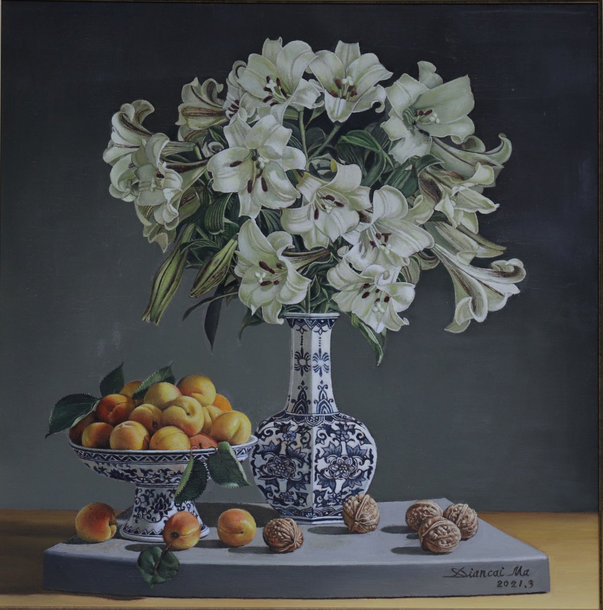 庫田叕 油彩画 F3号「百合根」 fit=scale-down,w=1200