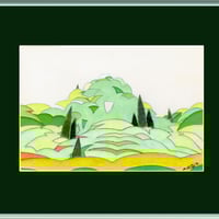 松尾洋明 「羊飼いの老人」 油彩 F8号 | ギャラリー桂 Karuizawa