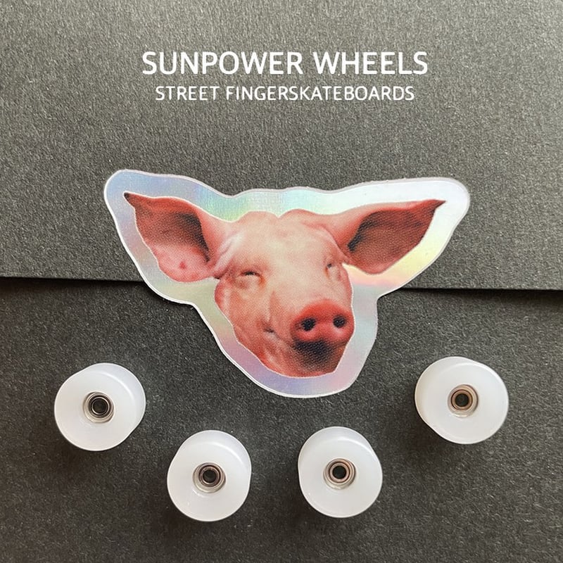 SUNPOWER WHEELS piggy 指スケ ウィール SUNPOWER WHEELS piggy 指スケ ウィール 新しいSUNPOWER WHEELS