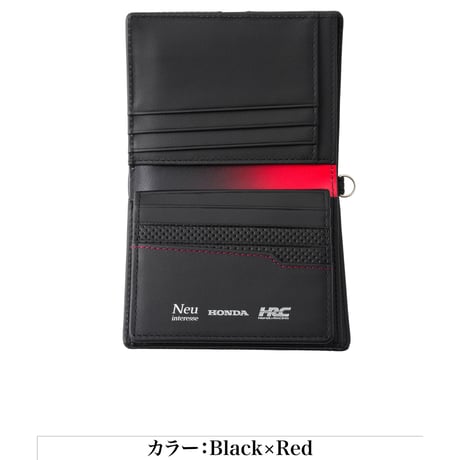 【ノイインテレッセ×Honda×HRC】グラディエント　コンパクト札入（BOX小銭入れ付き札入）