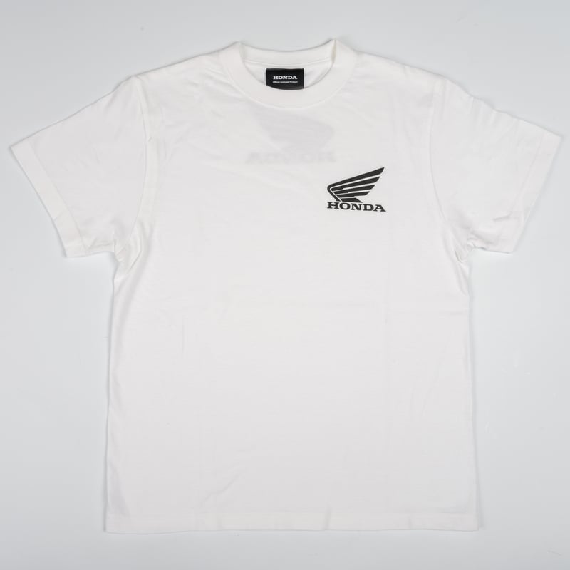 Tシャツ・カットソー HONDA MOTORCYCLE Original Wing logo Tshirt White ホンダウイングTシャツ （ホワイト） | mobilitystation