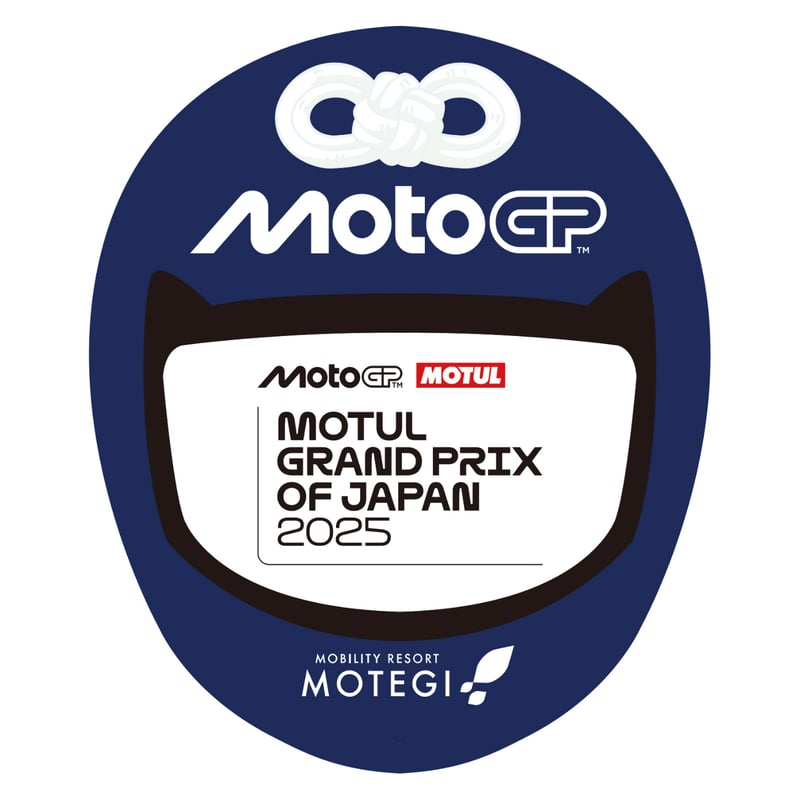 2025MotoGPロゴ ヘルメット木製アクリル重ねキーホルダー ネイビー