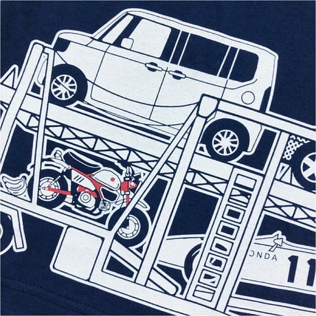 Honda×OJICO「カーキャリア」Ｔシャツ【KIDS】