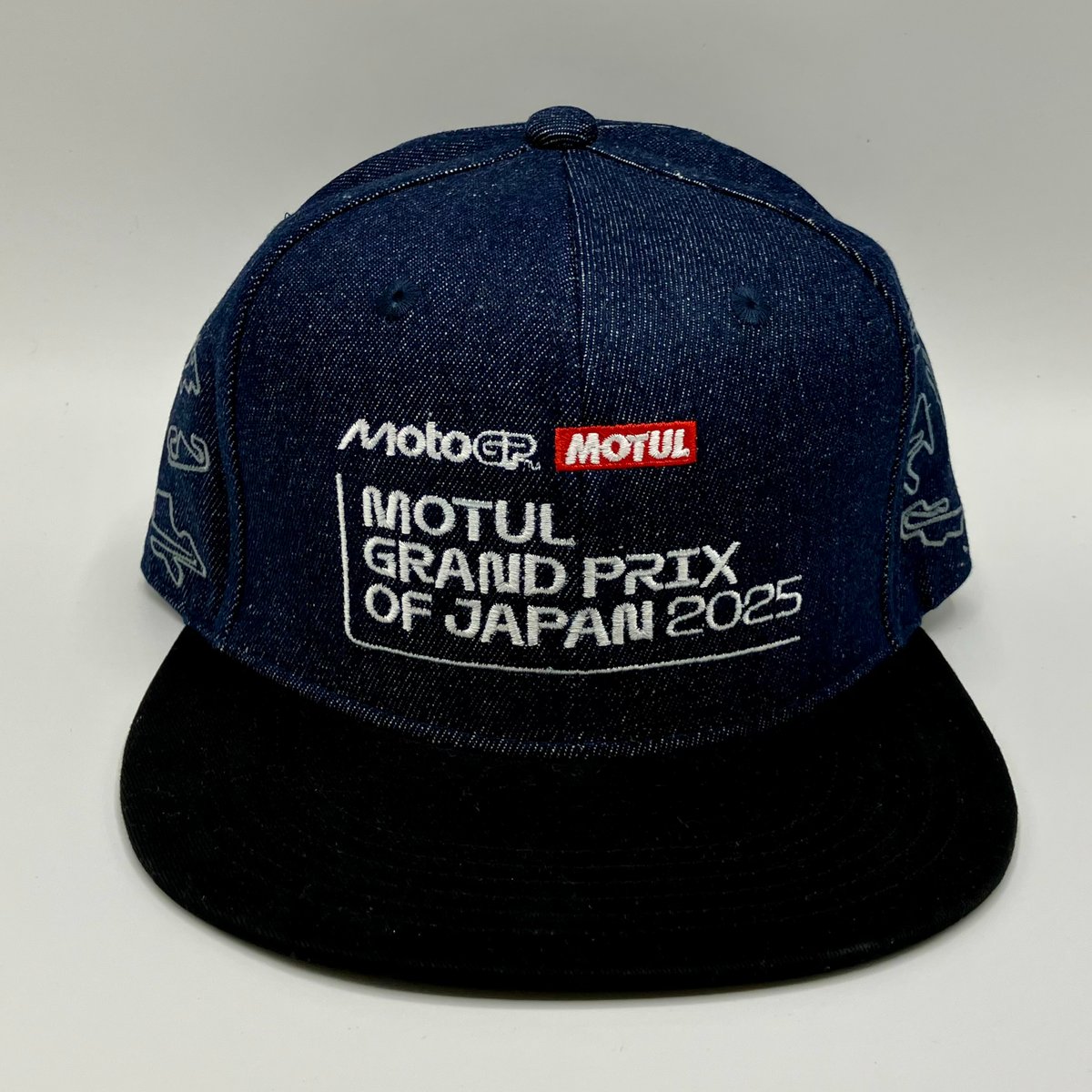 2025MotoGPロゴ フラットキャップ デニム | mobilitystation