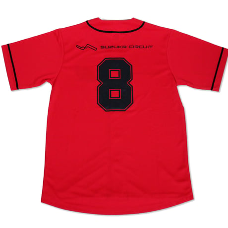 ８耐ベースボールTシャツ（赤）