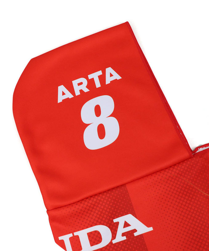 SUPER GT参戦チーム×HRCコラボ フード付ビッグタオル【ARTA8