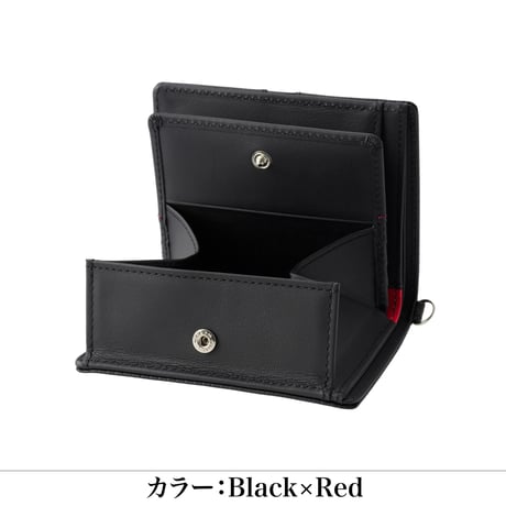 【ノイインテレッセ×Honda×HRC】グラディエント　コンパクト札入（BOX小銭入れ付き札入）