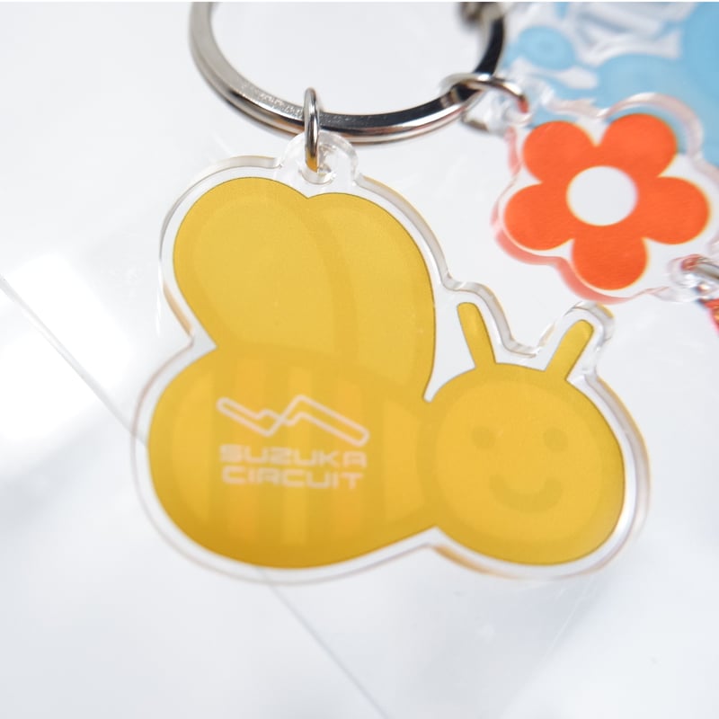 でんでん＆ぶんぶんビーズ付キーホルダー | mobilitystation
