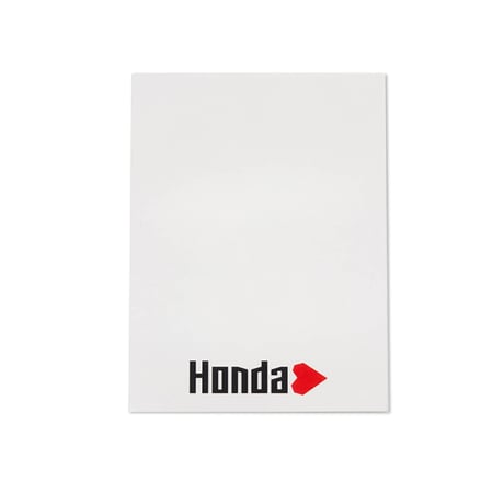 Hondaハート　メモ帳