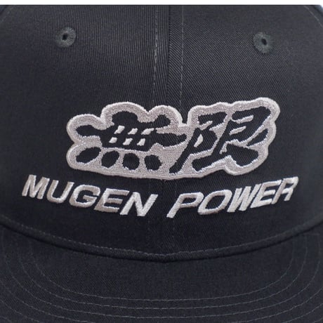 無限MUGEN パワーキャップ【刺繍／ガンメタリック】