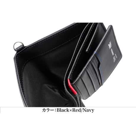 【ノイインテレッセ×Honda×HRC】グラディエント　コンパクト札入（BOX小銭入れ付き札入）
