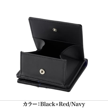 【ノイインテレッセ×Honda×HRC】グラディエント　二つ折り財布（外BOX小銭入れ付き札入）