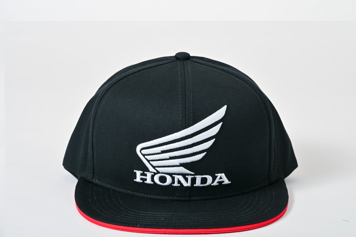今季一番 ホンダウィング コットンキャップ フラットver(ブラック 牽引製品・ウインチ