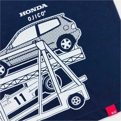 Honda×OJICO「カーキャリア」Ｔシャツ【KIDS】