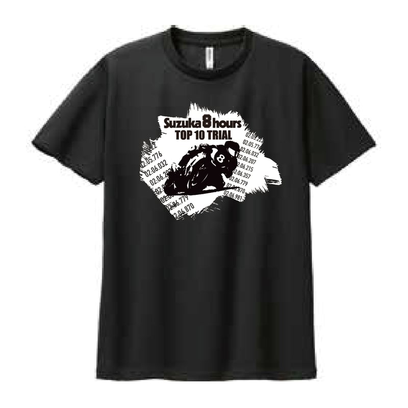 SALE】2025 8耐TOP10 TRIAL Tシャツ（ブラック） | mobilitys