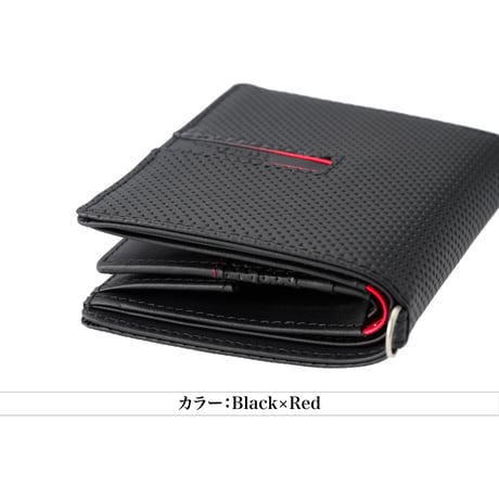 【ノイインテレッセ×Honda×HRC】グラディエント　コンパクト札入（BOX小銭入れ付き札入）