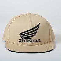 ホンダウィング コットンキャップ　フラットver（サンド）