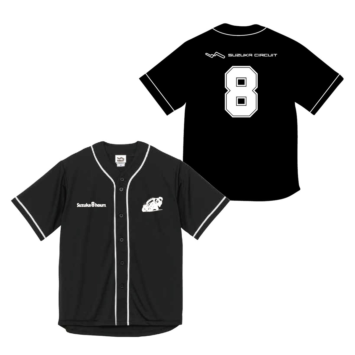 8耐ベースボールTシャツ（黒） | mobilitystation