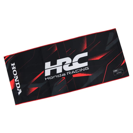 2026HRC レーシングフェイスタオル（ブラック）