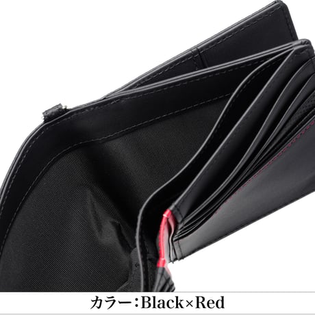 【ノイインテレッセ×Honda×HRC】グラディエント　二つ折り財布（外BOX小銭入れ付き札入）