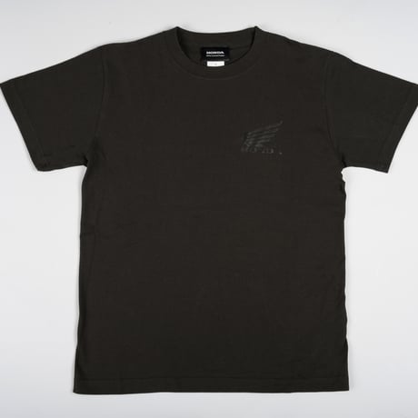 ホンダウイングTシャツ ロゴブラック（ブラック）