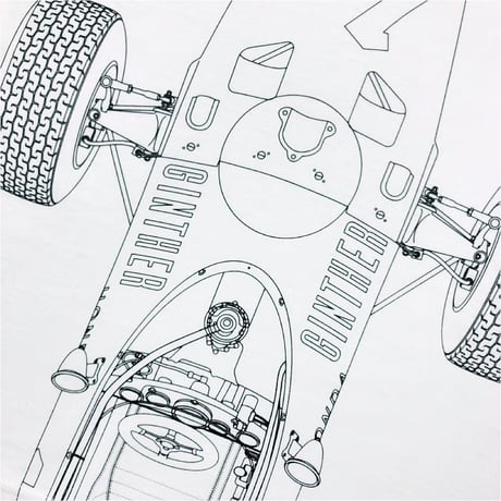 Honda×OJICO「RA272」Ｔシャツ（ホワイト）