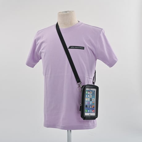 カラビナ付きスマホポーチ