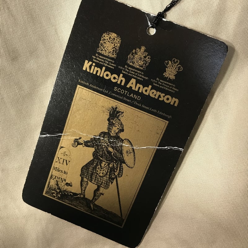 厳選商品】 Kinloch Anderson キンロックアンダーソン 日本製 新品タグ