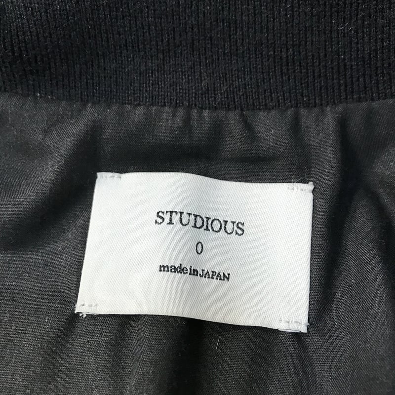 厳選商品】 STUDIOUS 羊革 シングルレザージャケット ブラック 0サイズ