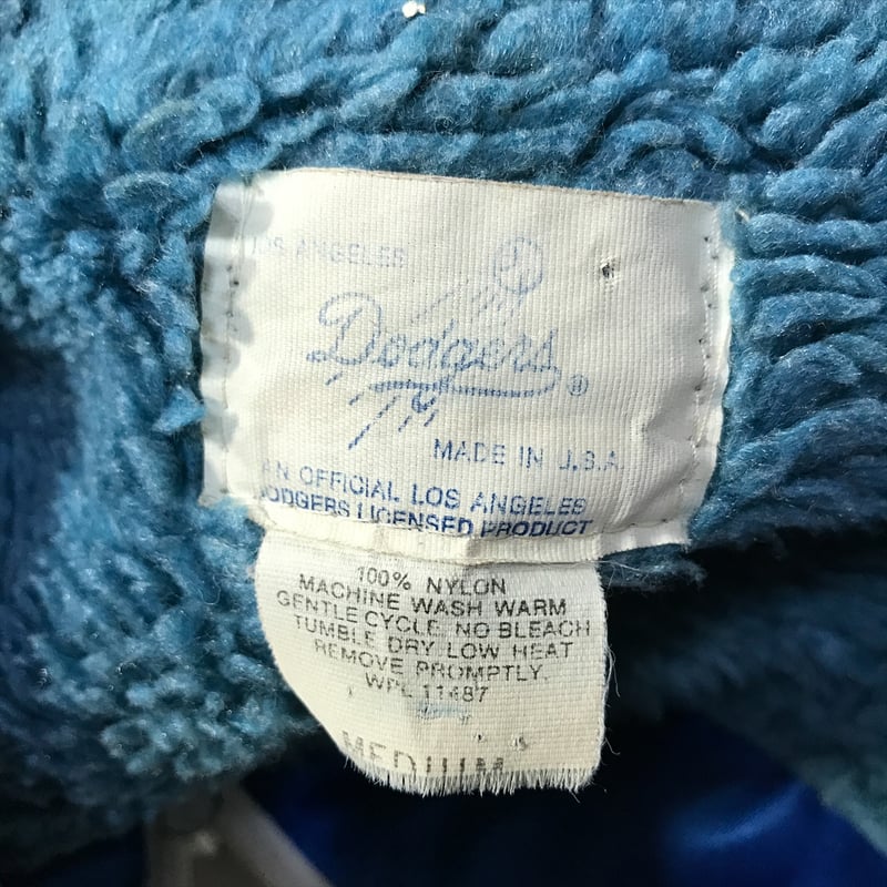 厳選商品】 70〜80s USA製 Dodgers オフィシャル ナイロンスタジアム