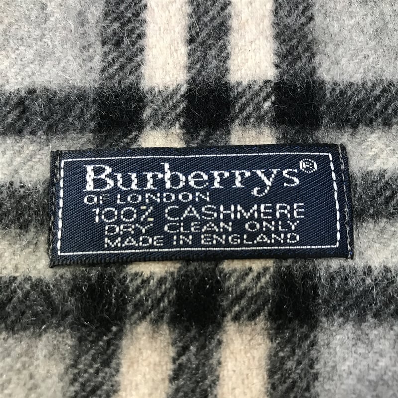 厳選商品】 Burberrys 英国製カシミヤ100% ノバチェックマフラー