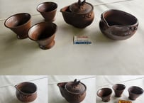 【岡本焼 宝瓶茶器セット】