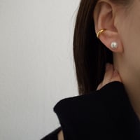 semi round pearl pierce (6mm/8mm)