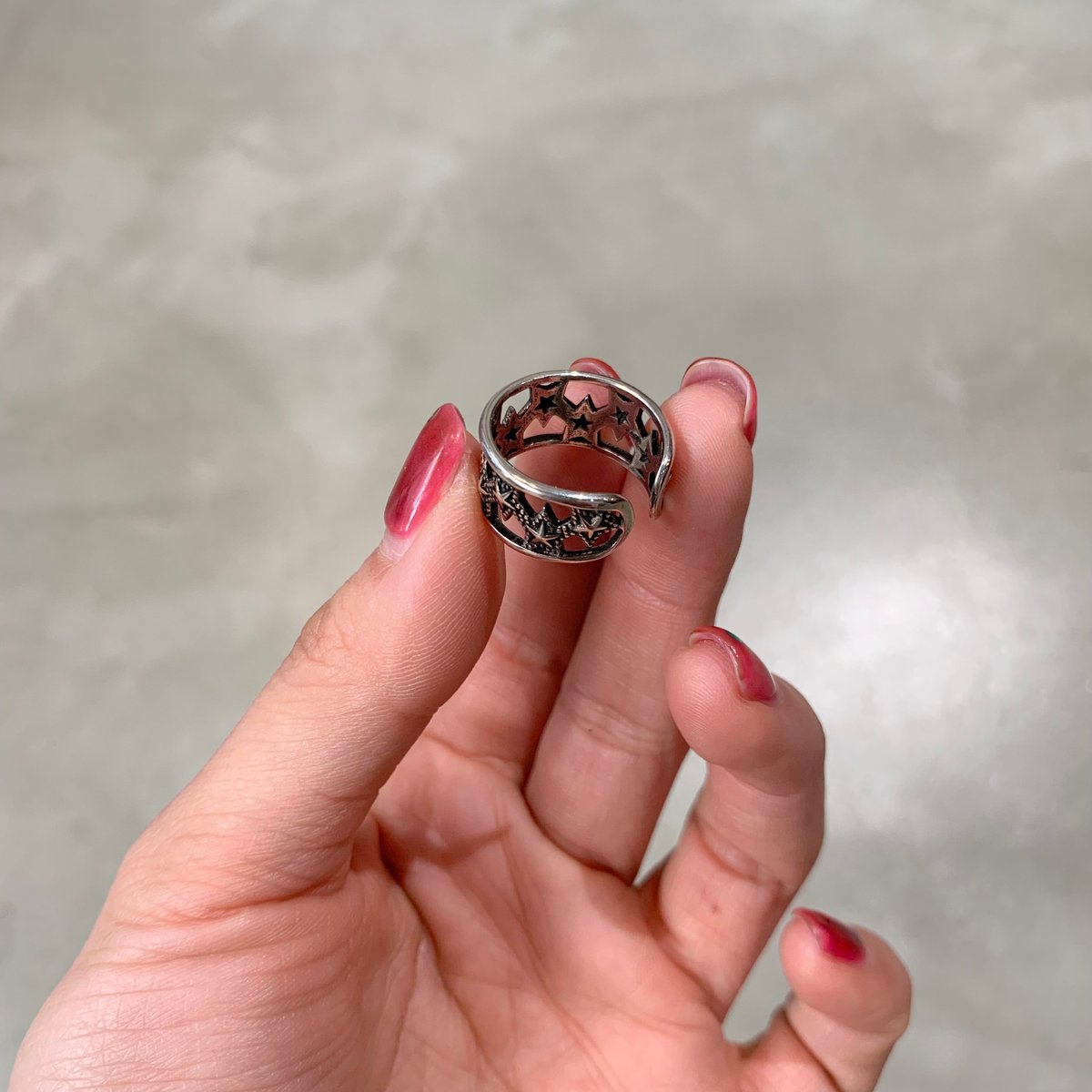 Vintage silver 925 mini star ring | BAE STORE