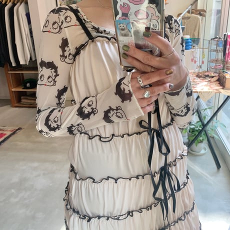 BETTY BOOP sheer tops