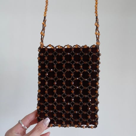 Vintage beads mini bag
