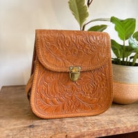 Mexican leather hand bag