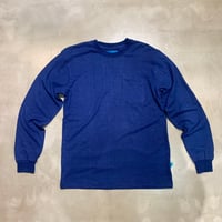 Mister Green / WORLD PIECE - HEMP LS TEE (navy)