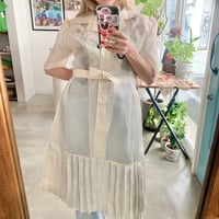 Vintage puff sleeve dress