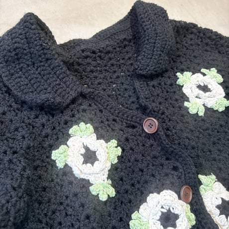 Hand made knit cardigan