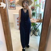 80s' stripe and paisley docking dress