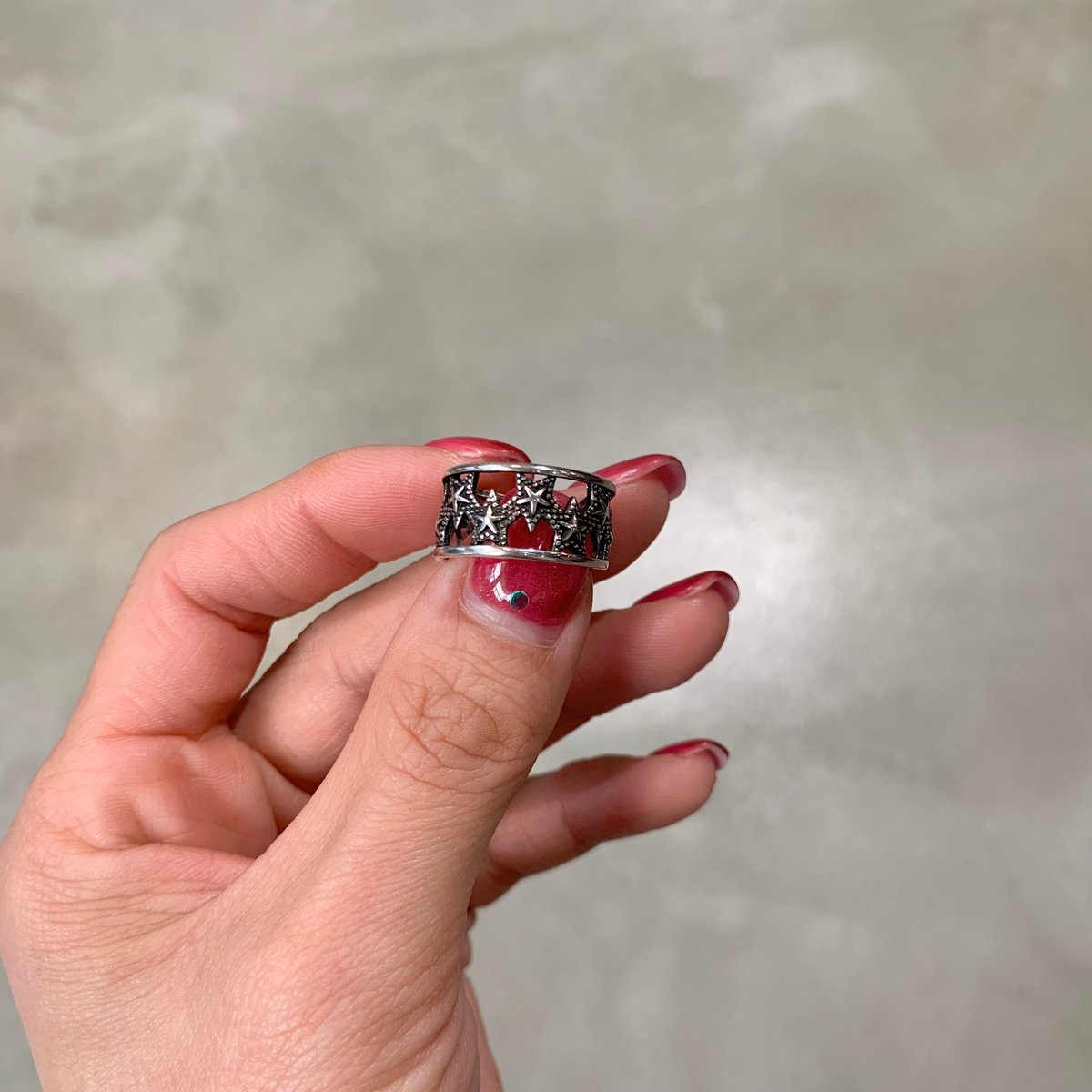 Vintage silver 925 mini star ring | BAE STORE