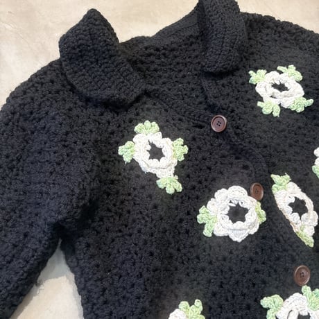 Hand made knit cardigan